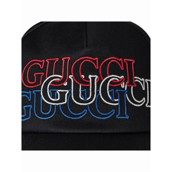 NWT GUCCI Baseball Cap This Season'S Logo Navy Cap Size M 58 Cm - Picture 2 of 10